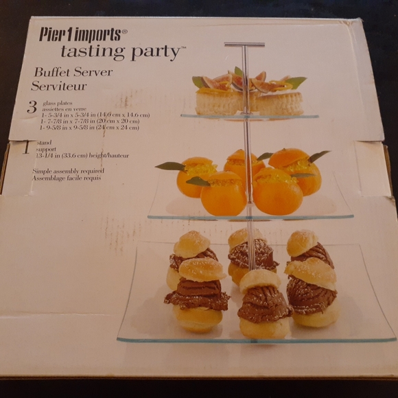 Pier 1 Dining Brand New In Box Pier Imports Tasting Party Tiered